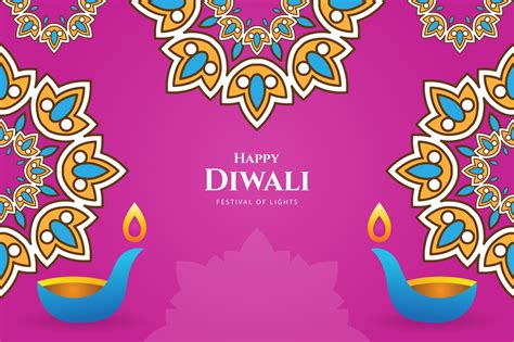 Diwali festive ornaments celebration background. - Vector. 12658985 Vector Art at Vecteezy