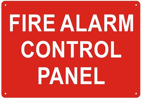 Fire Alarm Control Panel Inside Sticker