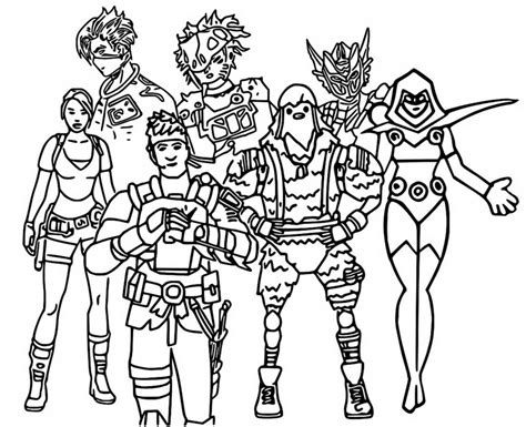 Coloring page Fortnite Chapter 2 Season 6 : Battle pass 21