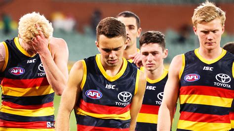 AFL: Adelaide Crows claim third-longest AFL losing streak