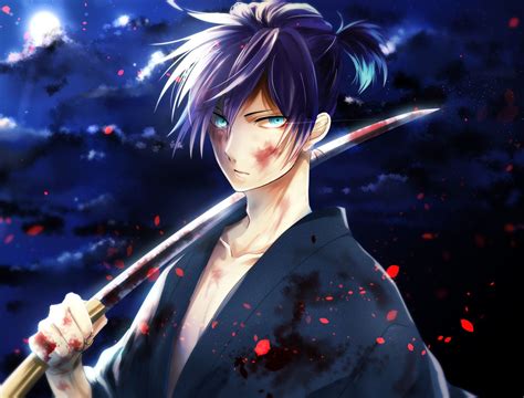 Anime Noragami Yato (Noragami) Wallpaper | Noragami, Yato, Kimono animé