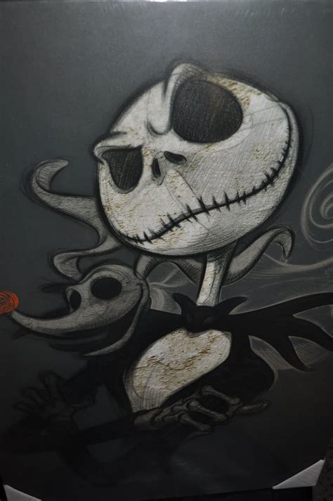 Disney Pixar Fanatics: Jack Skellington Canvas Art