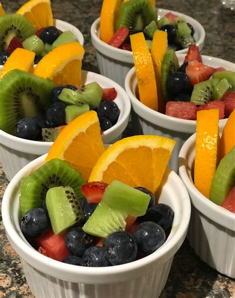 Fresh Fruit Cup | Fresh fruit cups, Breakfast treats, Fruit cups