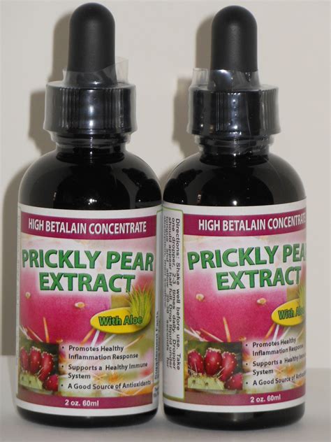 Prickly PEAR Extract: 2-Pack (A Nopal Cactus Fruit Juice Concentrate ...