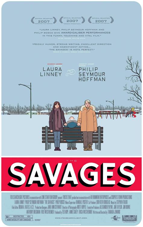 "The Savages" movie poster, 2007. | Indie movie posters, Savages movie, Indie movies