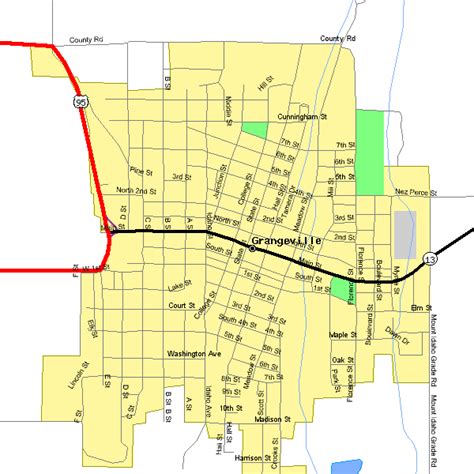 Idaho County Maps