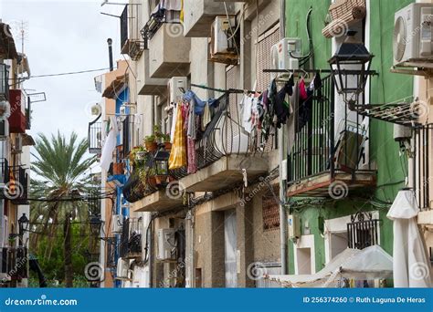 Streets of the Old Town of Villajoyosa, Lifestyle, Old Houses ...