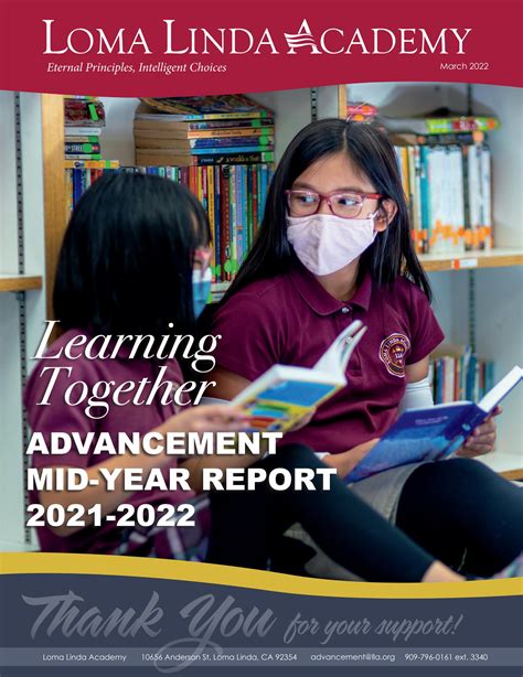 LLA Advancement Mid-Year Report 2021-2022 by Loma Linda Academy - Issuu