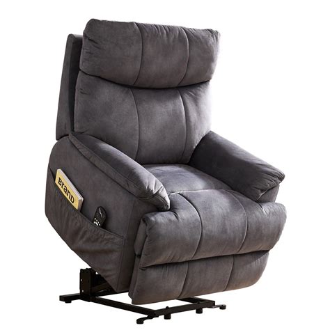 Power Reclining Lift Chair with Heat and Massage, Gray – My Lift Chair