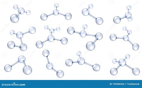 Molecular Structure Of Air Molecules Vector Illustration | CartoonDealer.com #16914042