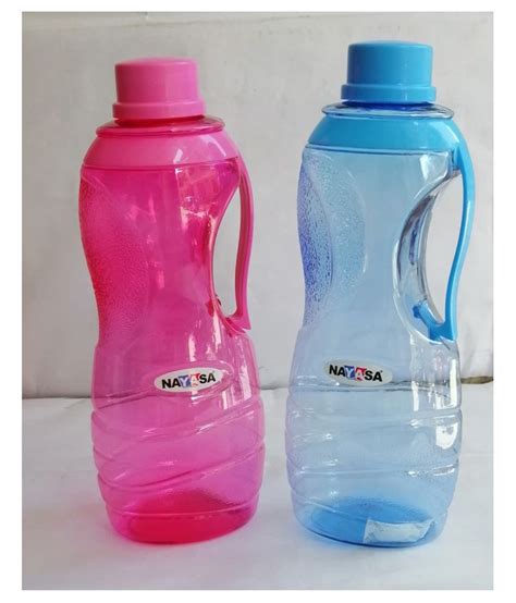 bottles Nayasa Handle Water Bottle 1500ml set of 10 Multicolour 1500 mL ...