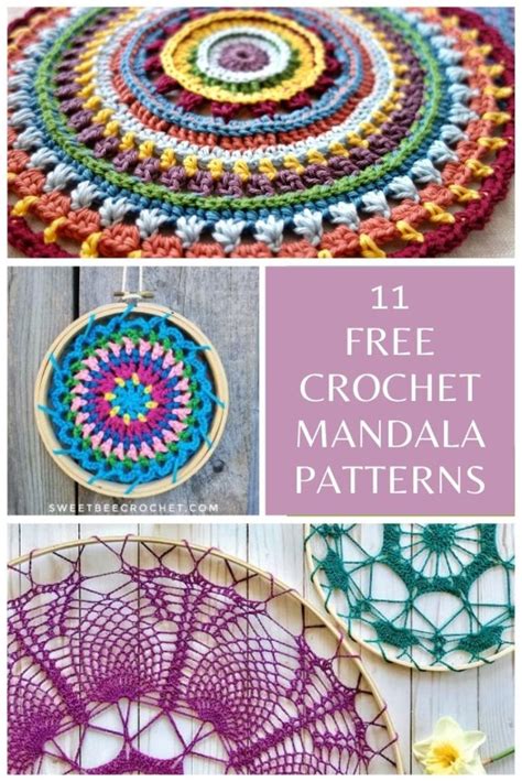 11 Free Beautiful Crochet Mandala Patterns