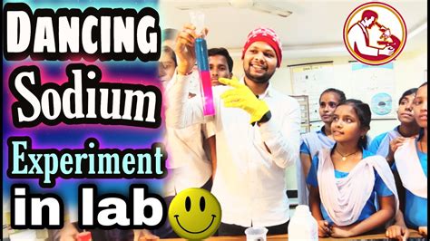 Dancing Sodium experiments in lab 🧪🧪 /why sodium doesn't react with ...