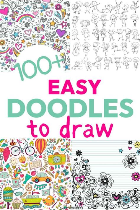 100+ Easy Doodles to Draw (for Journals, Kids, and More)