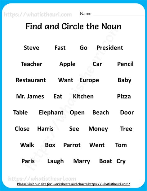 nouns-worksheet-2 - Your Home Teacher