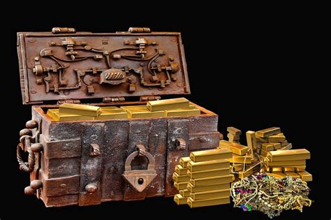 Download Treasure Chest, Bullion, Gems. Royalty-Free Stock Illustration Image - Pixabay