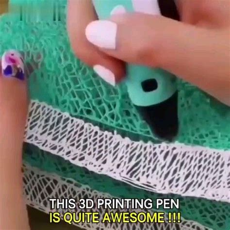 This 3d pen is awesome [Video] | 3d pen, Pen projects, 3d doodle pen