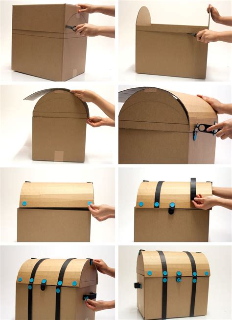 How To Make: Treasure Chest | Makedo | Idee, Feste di compleanno a tema pirata, Oggetti di ...