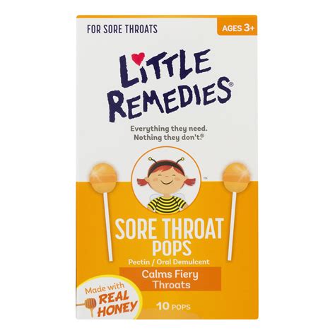 Little Remedies Sore Throat Pops, 10.0 CT – Deal – BrickSeek