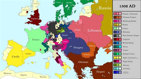 History of Europe: Every Year (1500 - 2017) [PREVIEW] - YouTube