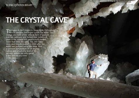 THE CRYSTAL CAVE - Science Photo Library