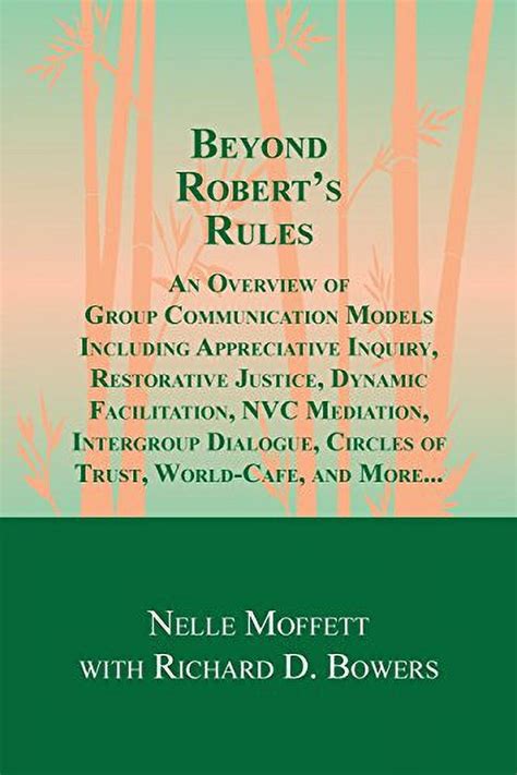 Pre-Owned Beyond Robert's Rules: An Overview of Group Communication Models Including ...