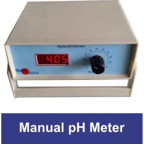 Buy pH Meter Manual get price for lab equipment