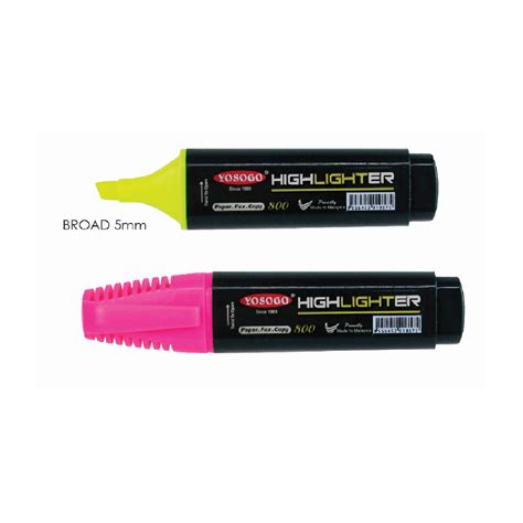 800 Highlighter Pen - YOSOGO - Malaysia Stationery Manufacturer