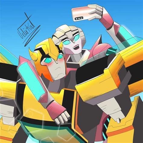 Velie’s Instagram profile post: “Shippear Bumblebee x Arcee is my passion Ya quiero que acaben ...