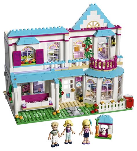 LEGO Friends Stephanie's House 41314 Build and Play Toy House with Mini ...