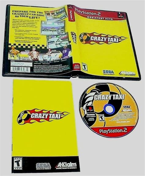 CRAZY TAXI PS2 Game Complete w/ Manual - Sony Playstation 2 PS2 ...