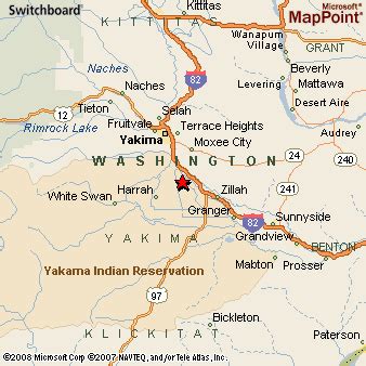 Wapato, Washington Area Map & More