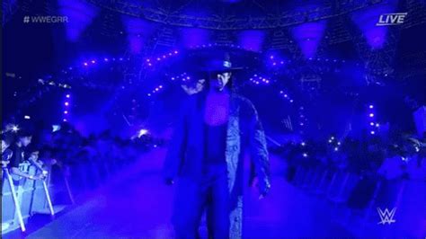 Undertaker Entrance GIF - Undertaker Entrance GreatestRoyalRumble ...