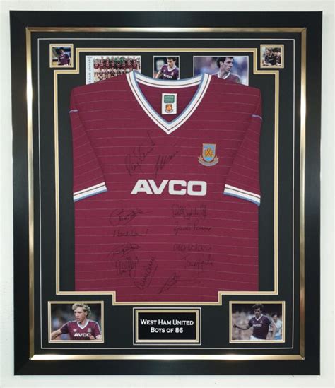 West ham 1986 Signed Shirt – Signed Memorabila Shop