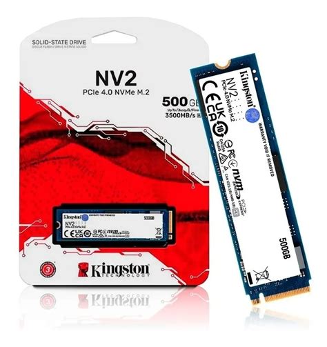 SSD KINGSTON 500GB M.2 NVME NV2 2280 PCI-E GEN 4.0 3500MB/S