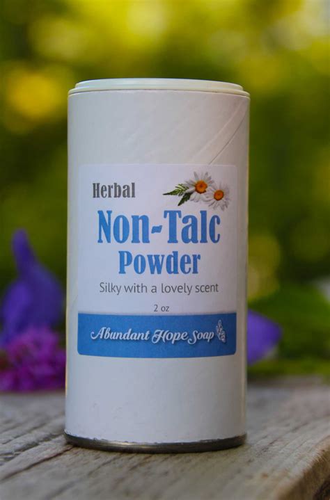 Herbal Non-Talc Powder - Abundant Hope Soap