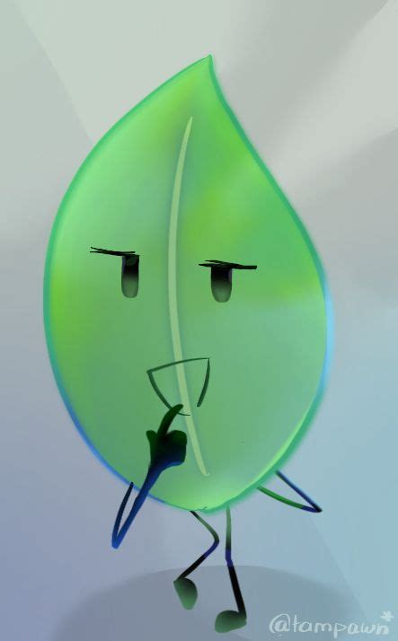 bfb leafy fanart by tampawn on DeviantArt in 2022 | Fan art, Digital drawing, Painting