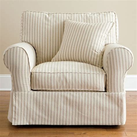 Friday Stripe Slipcovered Chair - JCPenney | Slipcovers for chairs ...