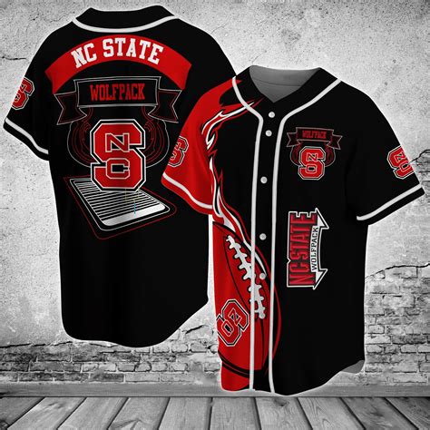 Nc State Wolfpack NCAA 3 Baseball Jersey Shirt Classic - HomeFavo