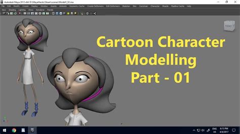 Cartoon Character Modelling Tutorial in Maya Part - 01 - YouTube