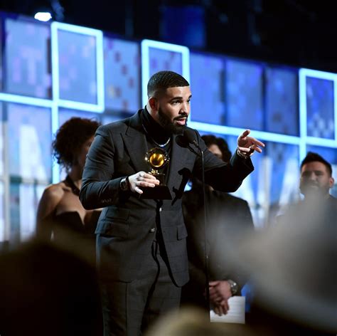 Drake Grammys Speech Controversy - The Grammys Cut Off Drake's Mic After He Talks Shit About the ...