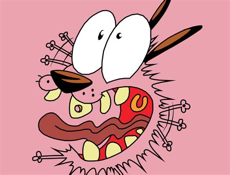 Courage the Cowardly Dog by Jarryd Keuter on Dribbble