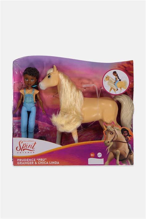 Buy DreamWorks spirit untamed pru granger and chica linda yellow pink combo Online | Brands For Less