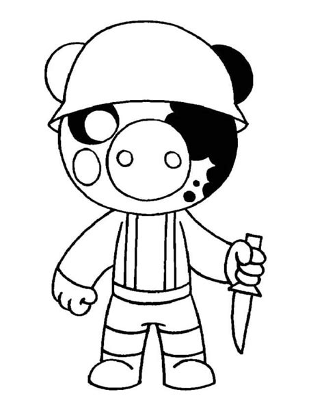 Soldier Piggy Roblox coloring page in 2022 | Coloring pages, Free printable coloring pages, Free ...