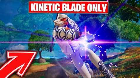 KINETIC KATANA Blade only Challenge in Fortnite 🗡️🎮 - YouTube