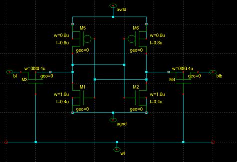 GitHub - Chirag-Mohanty/6T-SRAM-cell: Design and Simulation of 1k 32-bit 6T-SRAM using NGspice