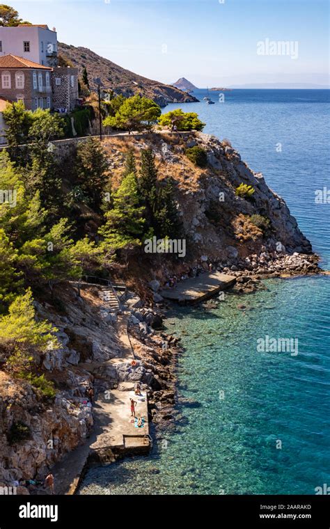 Avlaki beach hydra hi-res stock photography and images - Alamy