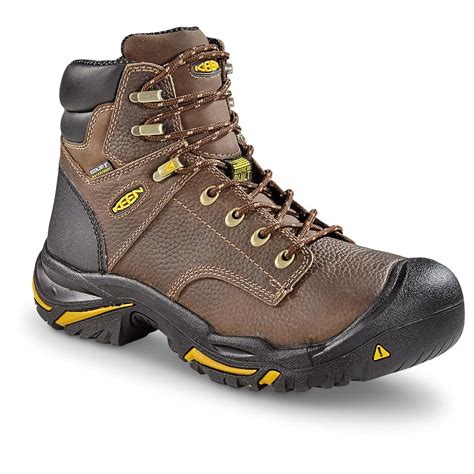 KEEN Utility Men's Mt. Vernon Waterproof 6" Soft Toe Boots - 658036, Work Boots at Sportsman's Guide