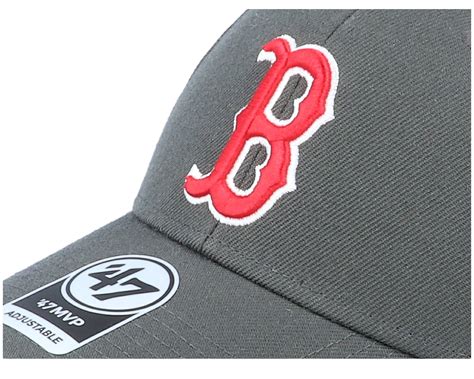 Boston Red Sox Mvp Charcoal/Red Adjustable - 47 Brand cap - Hatstore.co.in