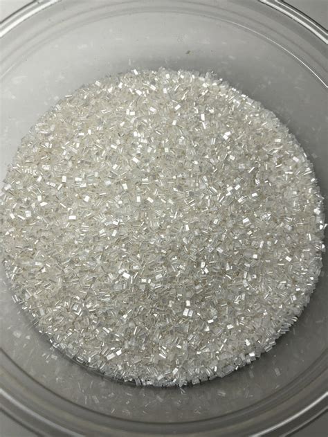 Sugar Crystals White Diamonds Crystalz Bakery Topping Sprinkles 1 pound - Walmart.com